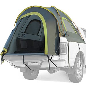 5' JOYTUTUS Pickup Truck Bed Tent for 2 People w/ Rainfly & Aluminum Poles (Green) $89.99 + Free Shipping