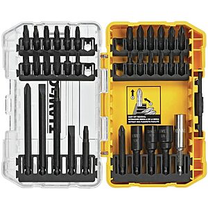 34-Pc DEWALT Impact-Ready Screwdriver Set $11.99 + Free Shipping w/ Prime or on $35+
