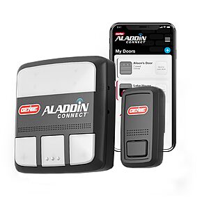 Genie Aladdin Connect Smartphone Garage Door Opener $49.99 + Free Shipping
