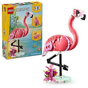 288-Piece LEGO Creator: 3 in 1 - Pink Flamingo $19.99 + Free Shipping w/ Prime or on $35+