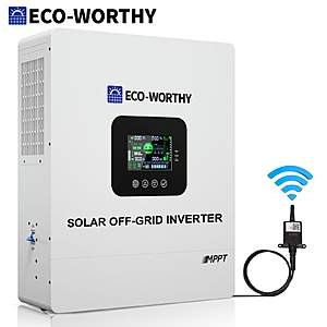ECO-WORTHY 5000W 48V Solar Inverter 100A MPPT Off-Grid Charger $426.30 + Free Shipping