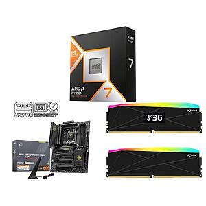 AMD Ryzen 7 9850X3D + MSI MAG X870 TOMAHAWK WIFI + 32GB V-COLOR OLED XFinity+ DDR5 (2x16GB) + ASRock PRO-850B 850W 80+ Bronze PSU $829.99