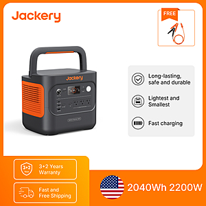 Jackery Explorer 2000 v2 2040Wh Portable Power Station 2200W AC Output $501.80 + Free Shipping