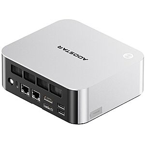 AOOSTAR MACO 6850H Mini PC LPDDR5 Ryzen 7 Pro 8C16T 24G 1TB SSD WiFi 6 2.5G LAN Win11 $386.70 + Free Shipping
