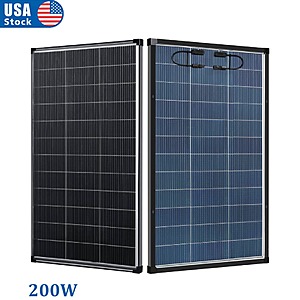 AeterniSol 2PCS Bifacial 200W N-Type Solar Panel 25% Efficiency $102.60 / 1PCS $65 + Free Shipping