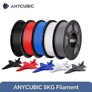 ANYCUBIC 5KG PLA Filament Mixed Colors 1.75mm for 3D Printer $32.30 + Free Shipping