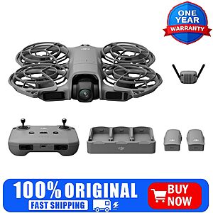 DJI Neo 2 Fly More Combo w/ RC-N3 4K Camera Drone 3 Batteries $345 + Free Shipping