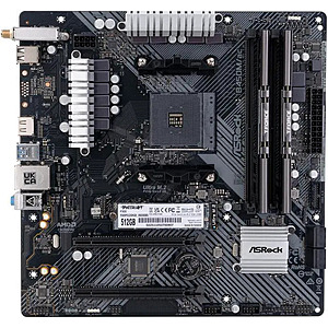 ASRock B450M/AC R2.0 AM4 MATX WiFi Motherboard + Team T-FORCE VULCAN Z 16GB DDR4-3200 + Patriot P300 512GB NVMe M.2 SSD $189.99