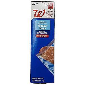 B1 Get 2 Free Walgreens Storage Bags (SELECT) 4/12-17 Free Pick up at $10