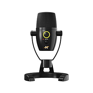 Neat Bumblebee II Professional Cardioid USB Condenser Microphone w/ Zero Latency Monitoring & Mute Button $14.99 + Free Shipping w/ Prime or $6 Fee per Order
