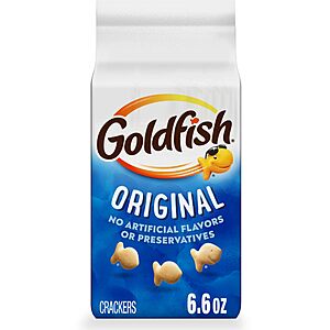Goldfish Original Crackers, 6.6 Oz Bag