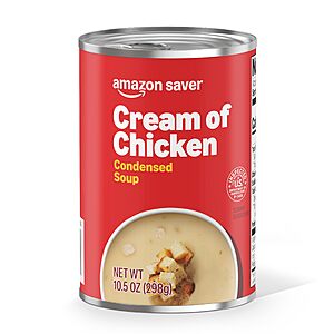 Amazon Fresh, Condensed Cream Of Chicken Soup, 10.5 Oz (Previously Happy Belly, Packaging May Vary)~$0.59 @ Amazon~Buy 4 & Save More!