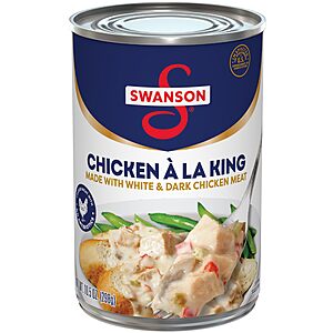Swanson Chicken &aacute; la King With White & Dark Meat Canned Chicken, 10.5 Oz~$1.46 After Coupon & S&S @ Amazon