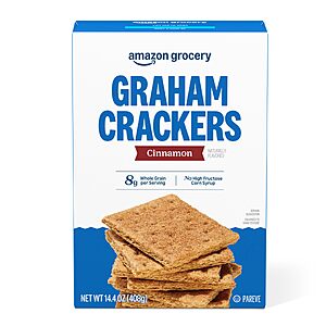 Amazon Grocery, Cinnamon Graham Crackers, 14.4 Oz~$1.97 With S&S @ Amazon~Buy 4& Save More!