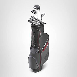 WILSON Golf Profile Platinum Package Set, Men's Right Handed, Regular Carry , Grey/Black