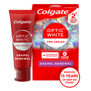 Colgate Optic White Pro Series Enamel Renewal Toothpaste with Teeth Whitening, Mint, 2 Pack, 3.0 oz $14.96 + ($12 WM CB)
