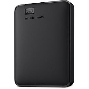 WD 5TB Elements Portable USB 3.0 External Hard Drive $179.99