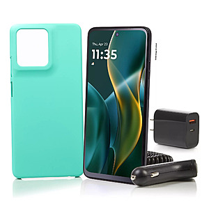 $39.98 QVC NEW CUSTOMERS FS Tracfone Moto G 2025 64GB w/1500 Talk/Text/Data & Accessories