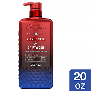 OLD SPICE 20oz Body Wash for MEN, Two for $14.40 after $10/2 and code Free Walgreens Pick Up (can pay with Wags Cash)