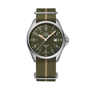 Glycine Combat 6 Vintage GL0458 Automatic Green Dial Men's Watch at Ashford for $351.12