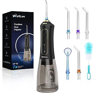 WellLeo Water Flosser - 300ml - $8.99 at Amazon