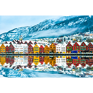 Round Trip Portland OR to Bergen Norway $552 Airfares on KLM/Delta Air Lines BE (Travel August 2026 - April 2027)