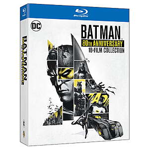 Batman 80th Anniversary Animated 18-film Collection (Box Set) [Blu-ray] $27 Walmart.com