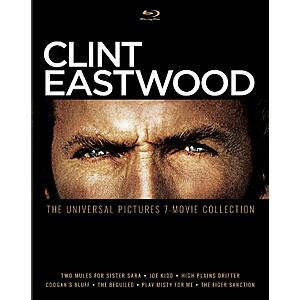 Clint Eastwood: The Universal Pictures 7-movie Collection (Blu-ray Set) $16.14 with code FIRSTGRUV15 for new accounts @ Gruv.com