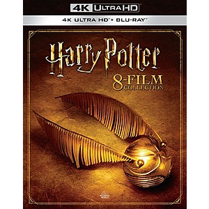 Harry Potter: Complete 8-film Collection (4K Ultra HD Set) [UHD] $69.99 plus extra 15% Off for New Gruv Users