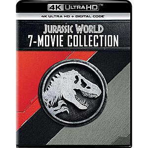 Jurassic World 7-Movie Collection - 4K Ultra HD + Digital (4K Ultra HD + Digital) [UHD] $69.99 plus extra 15% Off for New Gruv Users
