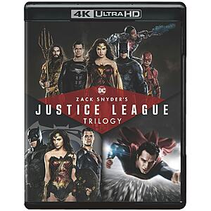 Zack Snyder's Justice League Trilogy (4K Ultra HD + Blu-ray) $29.99 plus 15% Off for New Gruv Users