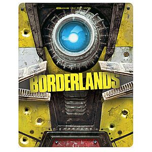 Borderlands - Steelbook 4K UHD + Blu Ray + Digital $15.99 Amazon