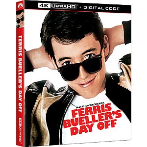 Ferris Bueller's Day Off [4K UHD] $12.41 Amazon.com