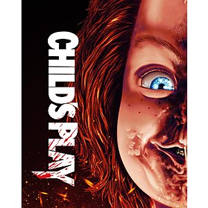 Child's Play (1988) - Limited Edition Steelbook 4K Ultra HD + Blu-ray $24.49 Amazon.com