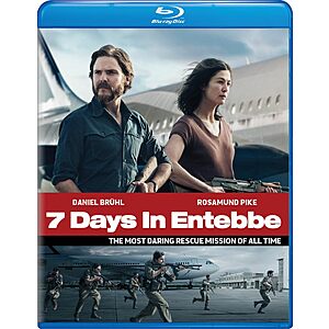 7 Days in Entebbe Blu Ray $5.49 Amazon.com