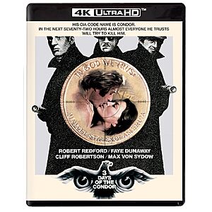 3 Days of the Condor (4K UHD) $13.85 Amazon.com