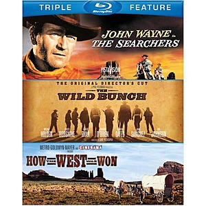 The Searchers/The Wild Bunch/How the West Was Won (Box Set) [Blu-ray] $11.79 Plus extra 15% Off for New Gruv Users