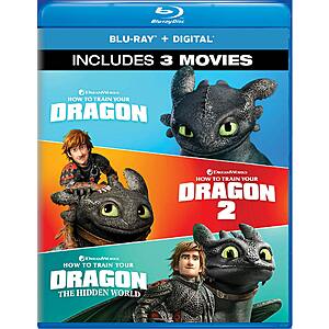 How to Train Your Dragon: 1-3 (Blu-ray Set) [Blu-ray] $10.99 plus extra 15% Off for new Gruv Users