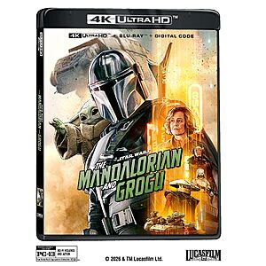The Mandalorian And Grogu - UHD/BD Combo + Digital $24.77 Amazon.com