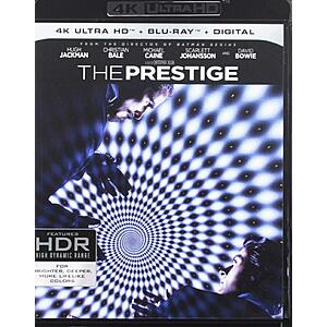 The Prestige 4K + Blu Ray + Digital $18.99 Amazon.com