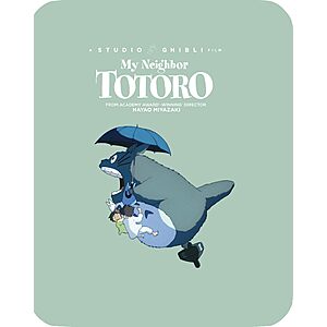Pre Order My Neighbor Totoro: Limited Edition Blu Ray Steelbook $19.99 Amazon.com