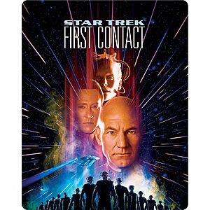 Pre Order Star Trek: First Contact (30th Anniversary Steelbook) [4K UHD + Blu-Ray] $29.10 Amazon.com