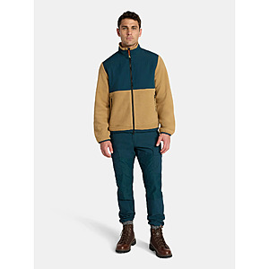 Ozark Trail Men's Mix Media Fleece Jacket (3 Colors) $12.43 + Free S&H w/ Walmart+ or on $35+