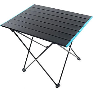 World Famous Sports Aluminum Folding Table (Black) $17.99 + Free Shipping on $50+