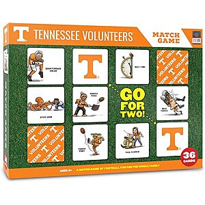 YouTheFan NCAA Tennessee Volunteers Licensed Memory Match Game