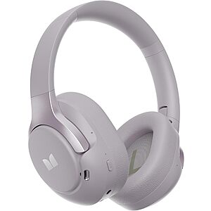 Monster Persona 5th ANC-Wireless Bluetooth Over-Ear Headphones with Microphone, 70H Playtime, Bluetooth 6.0, Comfortable and Foldable Design (Purple)