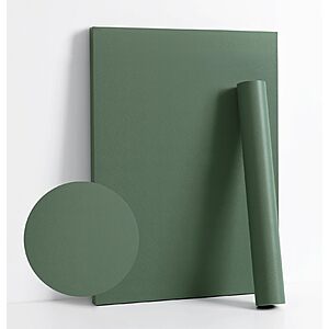 Dimoon 118''x17.7'' Green Peel and Stick Wallpaper Contact Paper Modern Self Adhesive Wall Paper Removable Renter Friendly Textured Solid Color Shelf Cabinet Vinyl Roll (118''x17.7'',Dark Green)