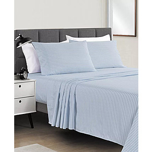 4-Piece Fairfield Square Collection Microfiber Solid or Printed Sheet Set (Various) from $7.99 & More + Free Store Pickup at Macy's or Free S/H on $39+