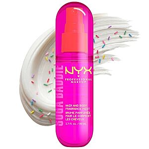 2.7-Oz NYX Professional Makeup Hair & Body Fragrance Mist (Vanilla & Cream) $8.52 w/ S&S + Free Shipping w/ Prime or on $35+
