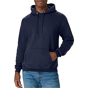 Hanes EcoSmart Fleece Hoodie (Navy) $8 & More + Free Shipping w/ Prime or on $35+
